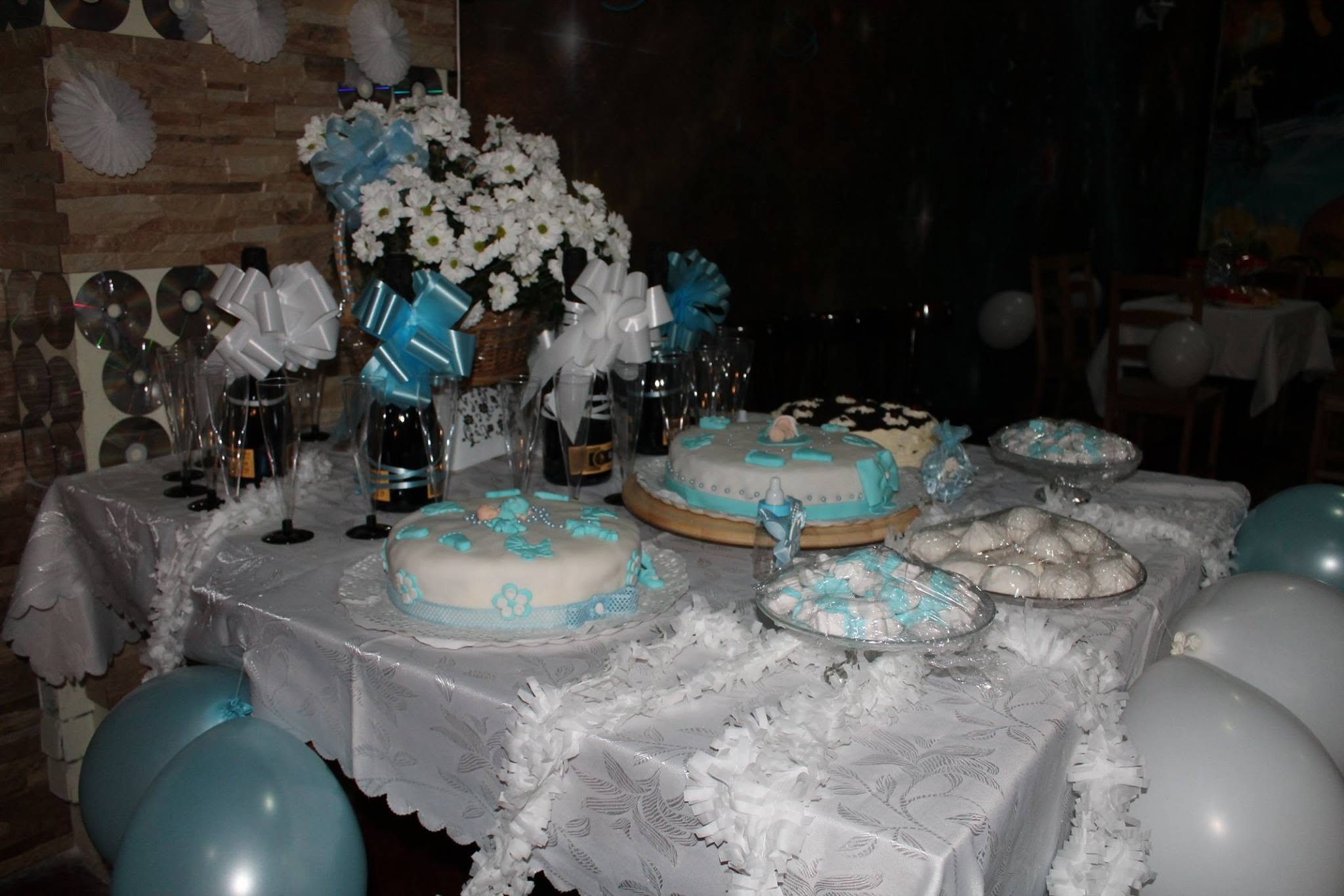 Mesa dulce decorada
